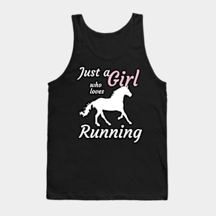 Just a girl who loves running Tank Top